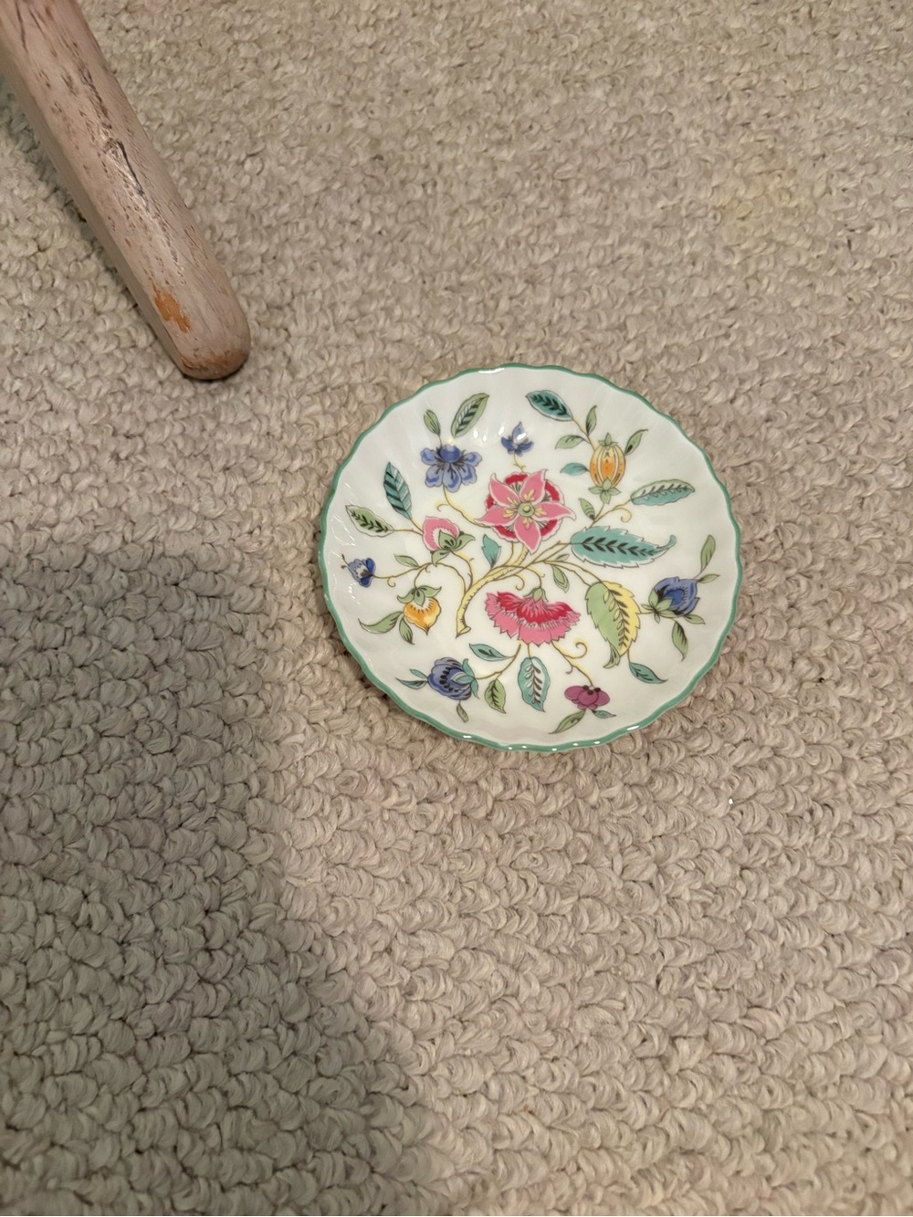 Minton Floral Decorative Ceramic Dish - Multicolor beautiful